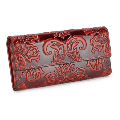 Women's Long Leather Wallet