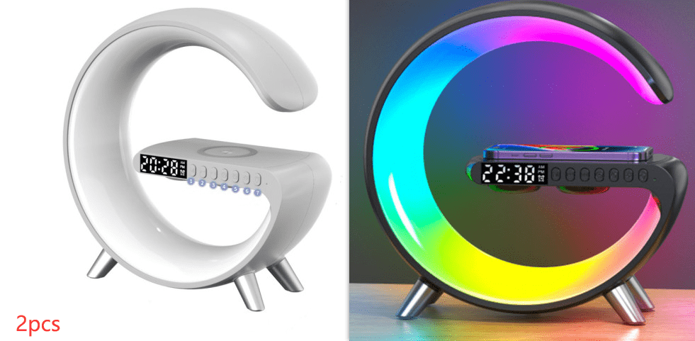 Intelligent LED Atmosphere Lamp Bluetooth Speaker Wireless Charger