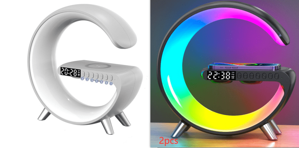 Intelligent LED Atmosphere Lamp Bluetooth Speaker Wireless Charger