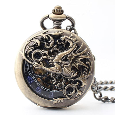 Men's Flying Dragon Pocket Watch