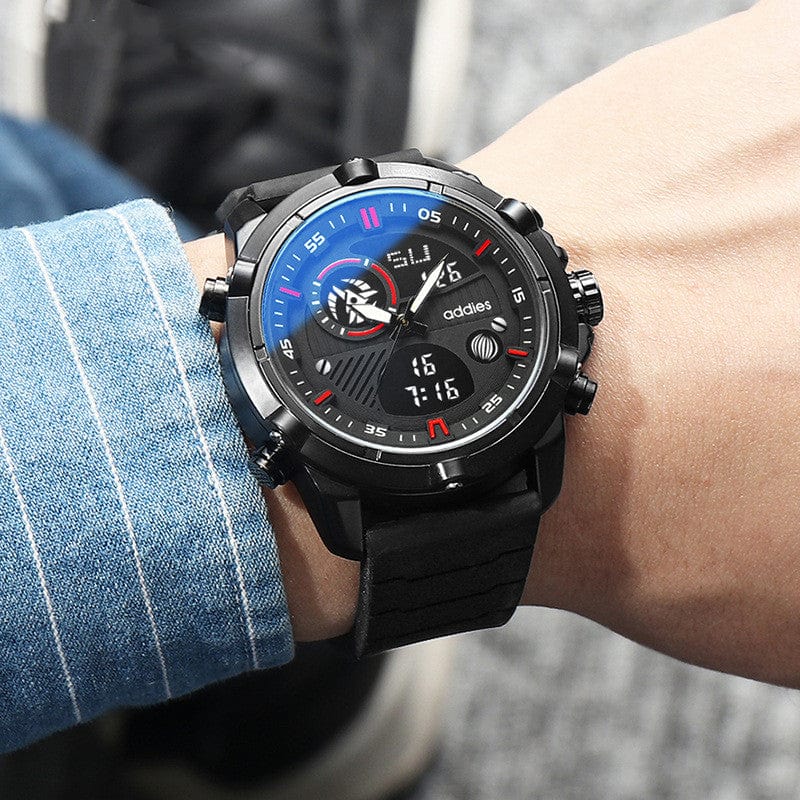 Men Sports Water Luminous Metal Watch