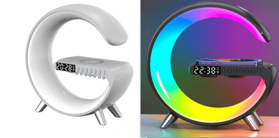 Intelligent LED Atmosphere Lamp Bluetooth Speaker Wireless Charger