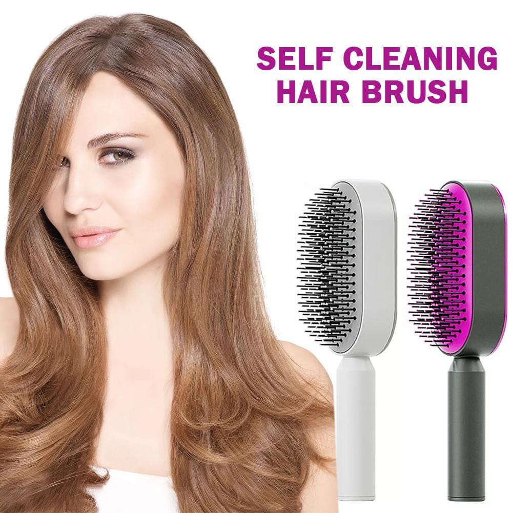 3D Self-Cleaning Hair Brush