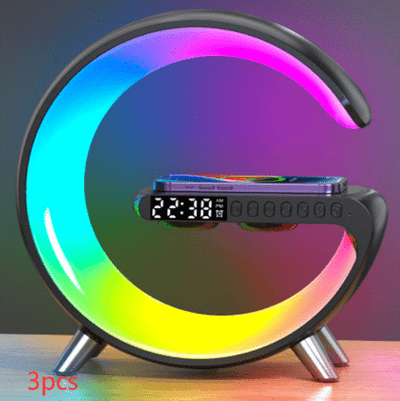 Intelligent LED Atmosphere Lamp Bluetooth Speaker Wireless Charger