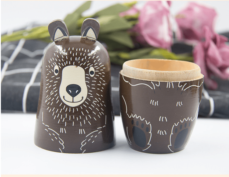 Brown Bear Matryoshka Dolls