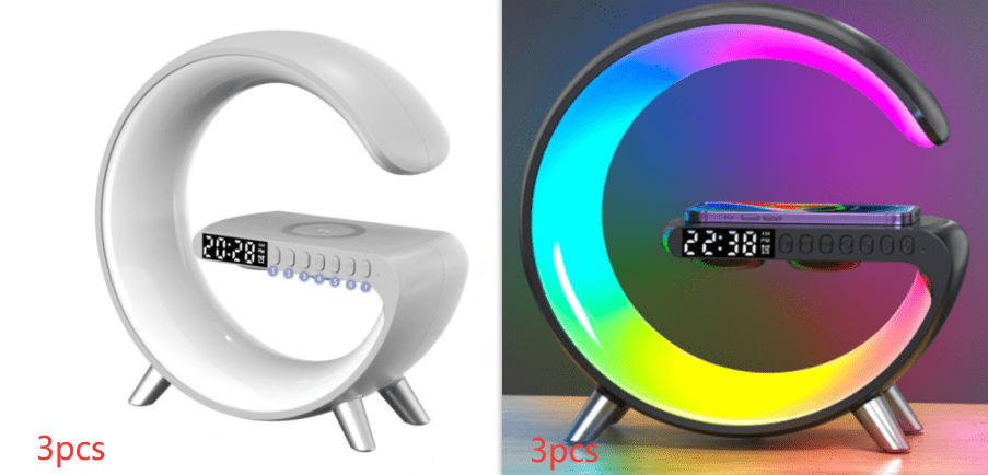 Intelligent LED Atmosphere Lamp Bluetooth Speaker Wireless Charger