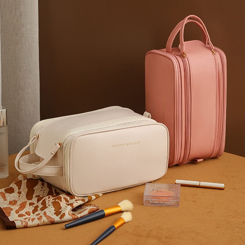 Three-layer U-Shaped Cosmetic Bag