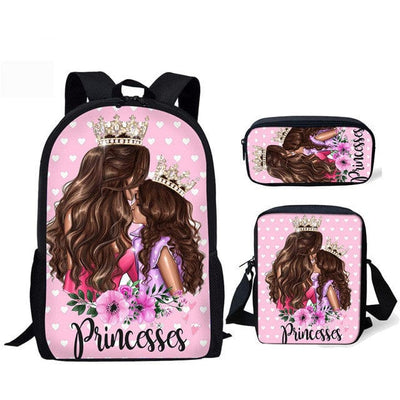 3-Pcs Student Backpack