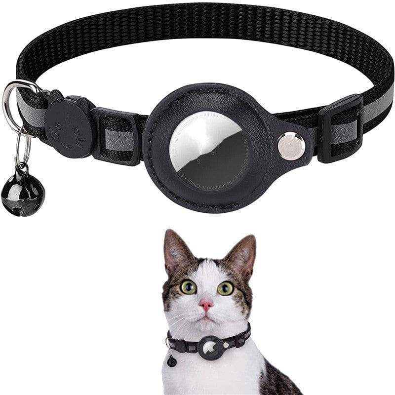 Reflective Waterproof Collar with Airtag Case