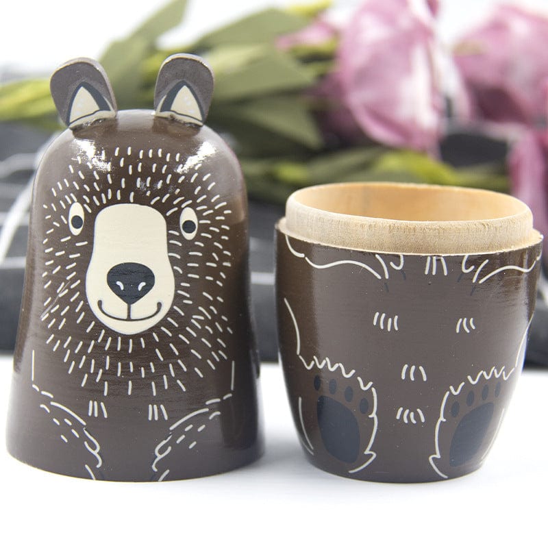 Brown Bear Matryoshka Dolls