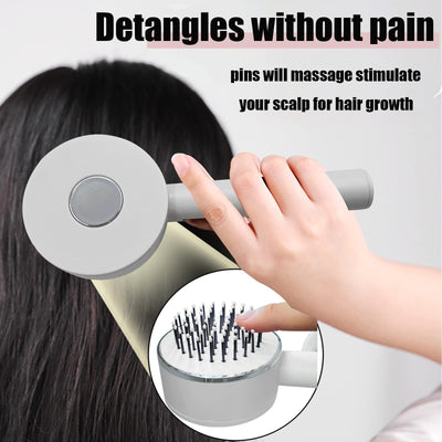 One-key Self-cleaning Hair Brush