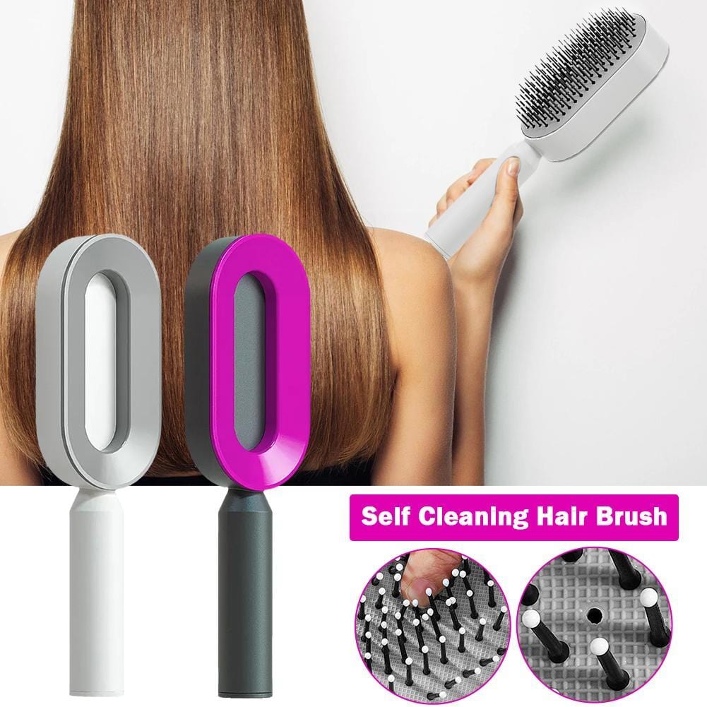 3D Self-Cleaning Hair Brush