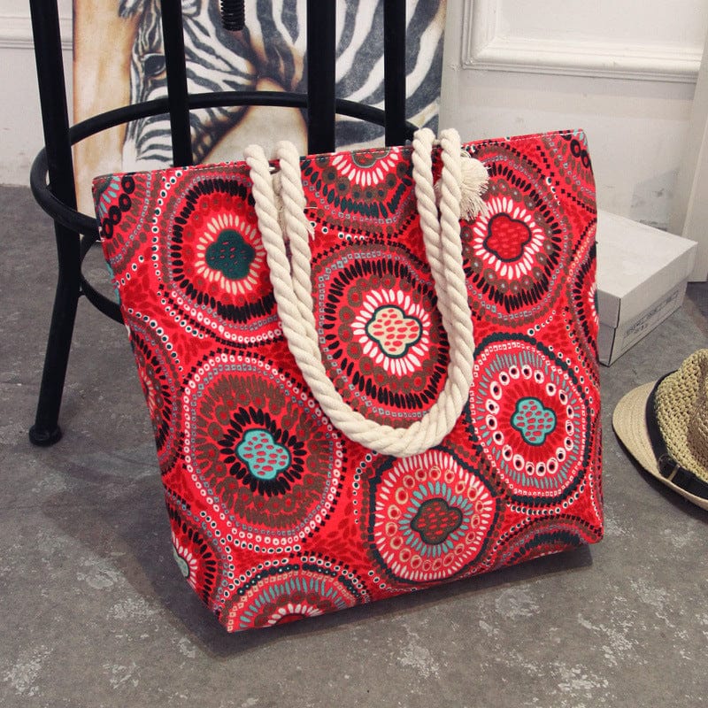 Large All Printed Dumpling Handbag