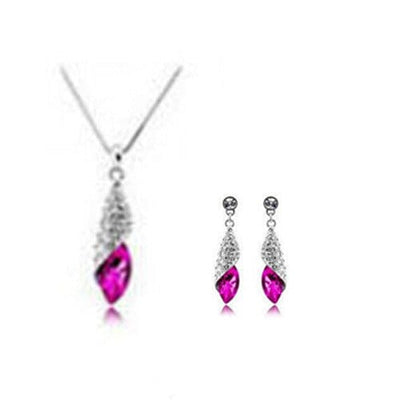 Earring necklace set