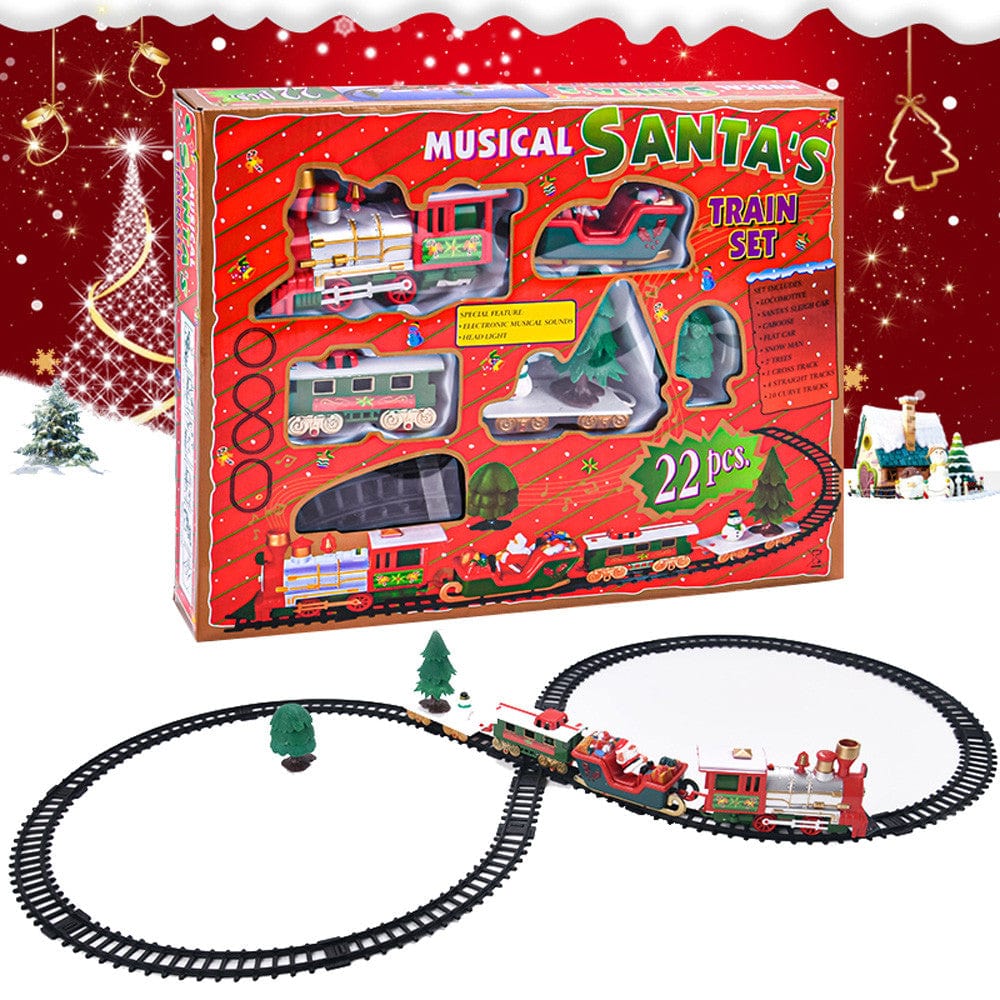 Toy Train Set with Lights & Sounds