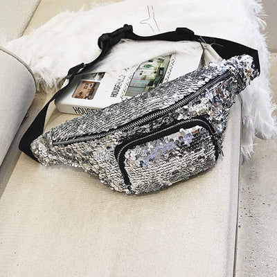 Sequin Crossbody Pocket