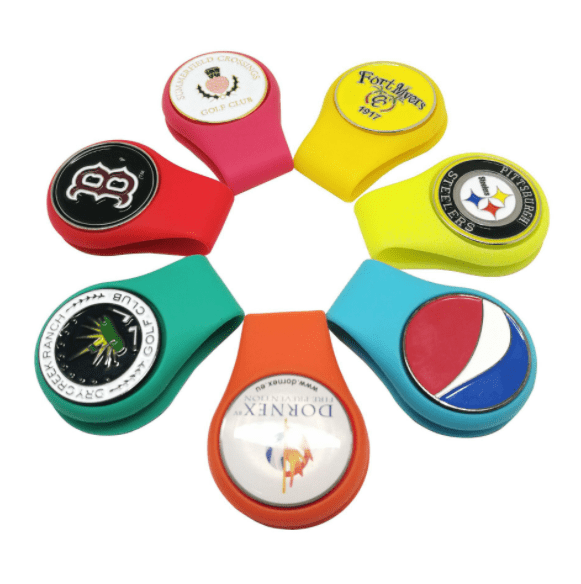 Silicone Golf Hat Clip Ball Marker