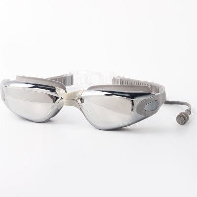 One-Piece Swimming Goggles with Earplugs