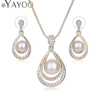 Women Pearl Jewellery Set