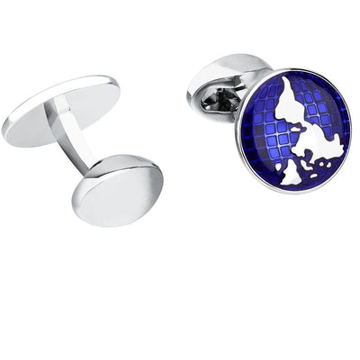 Men's World Map Cufflinks