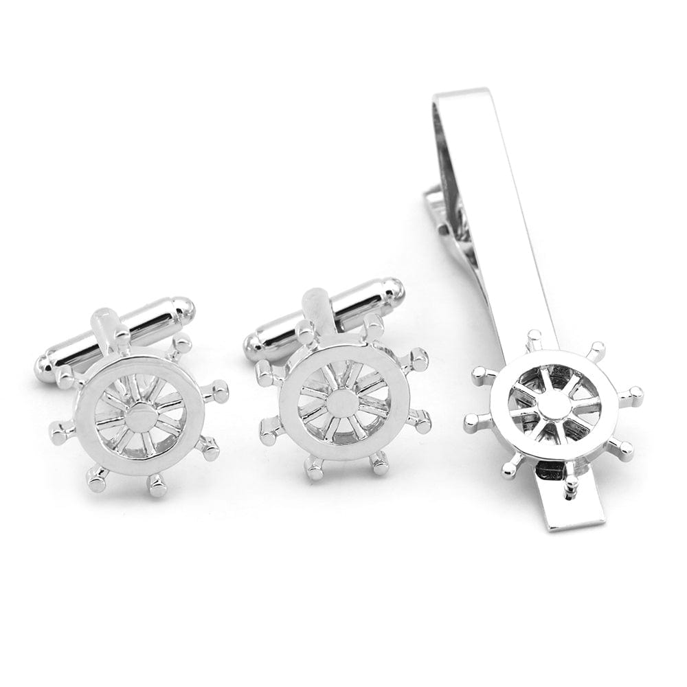 Bass Guitar Cufflinks and Clip Set