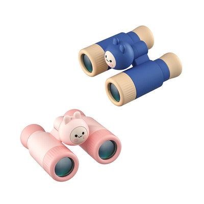 Children Sharing Binoculars