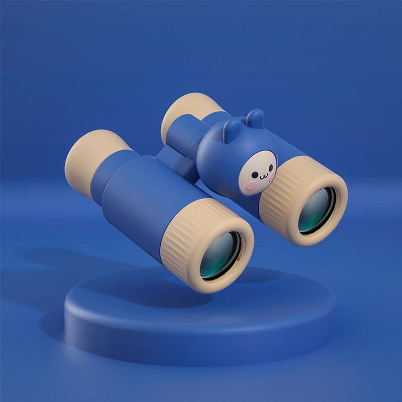 Children Sharing Binoculars