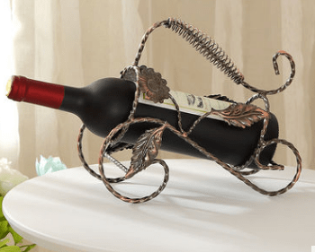 Retro Wrought Iron Wine Holder