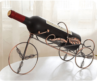 Retro Wrought Iron Wine Holder