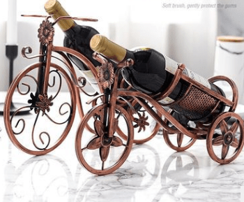 Retro Wrought Iron Wine Holder