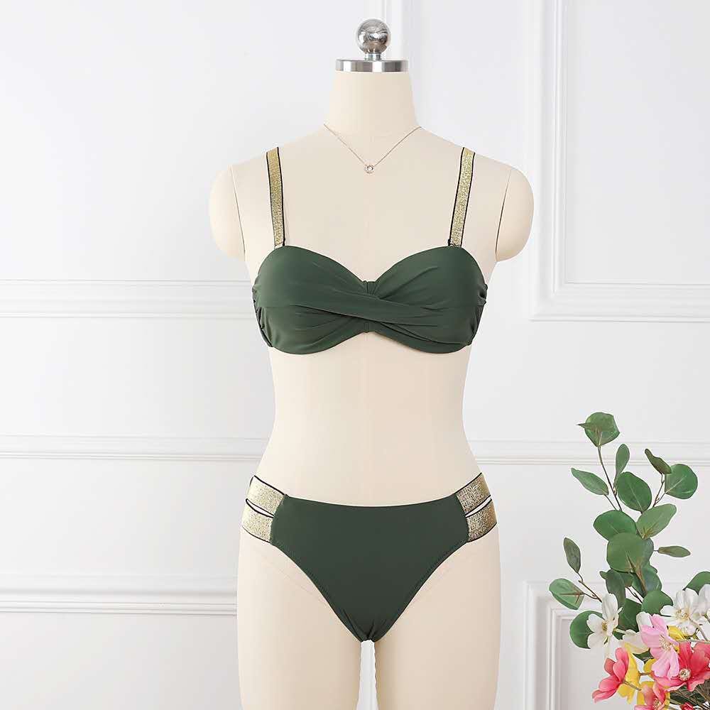 Women Solid Colour Swimwear