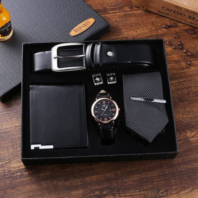 5-in-1 Quartz Wristwatch Gift Set Set