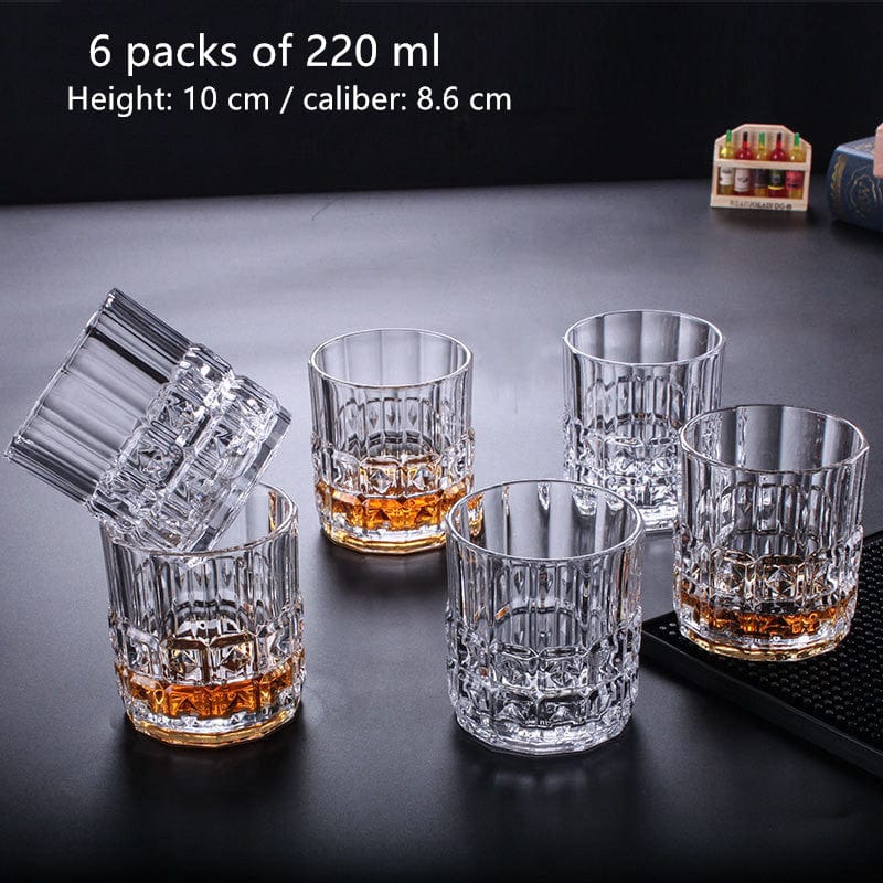 Retro Wine Glass Set