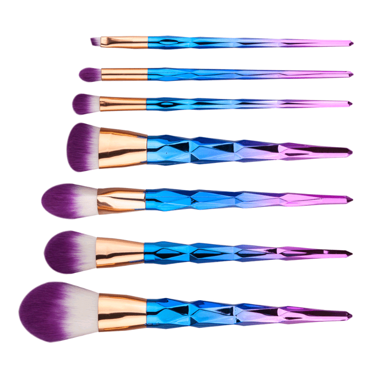 Diamond Makeup Brush Set