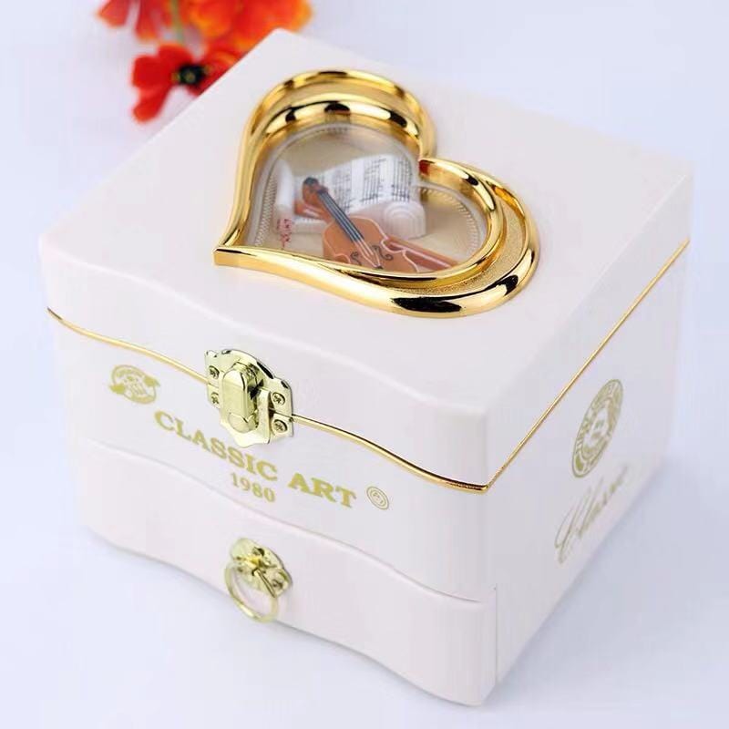 Classic Clockwork Rotating Dancer Music Box