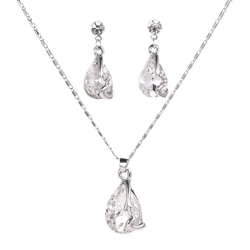 Water Drop Necklace Set