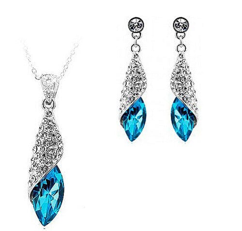 Earring necklace set