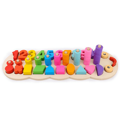 Mini Wooden Montessori Busy Board