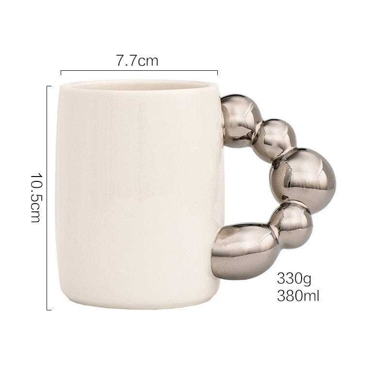 Silver Ceramic Cup Mark