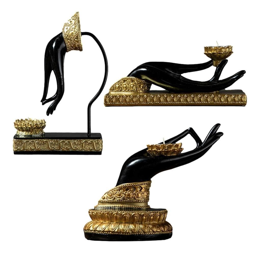 Bergamot Posture Statue Candle Holder