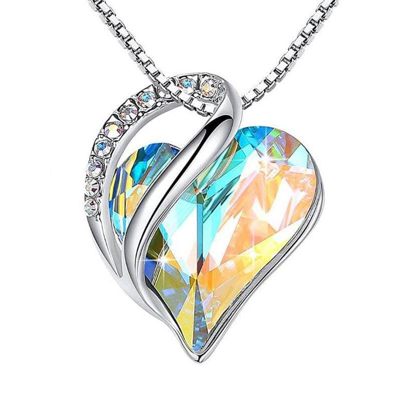 Heart Shaped Geometric Necklace