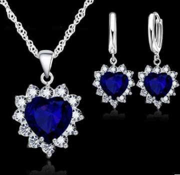 Heart Necklace Set