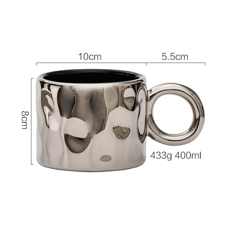 Silver Ceramic Cup Mark