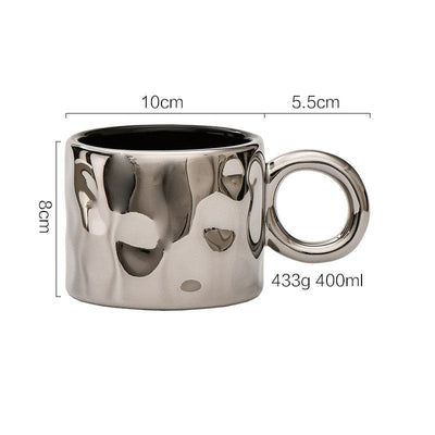 Silver Ceramic Cup Mark