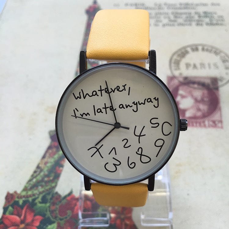 'Whatever' Wristwatch