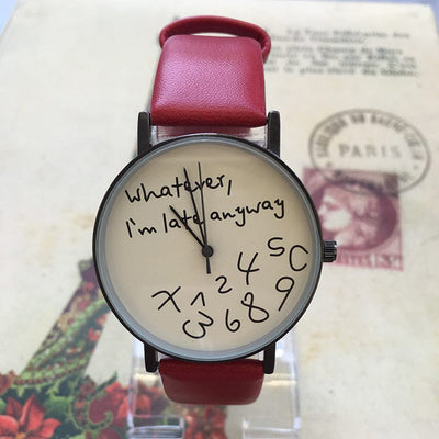 'Whatever' Wristwatch