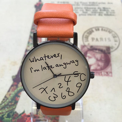 'Whatever' Wristwatch