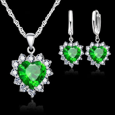 Heart Necklace Set