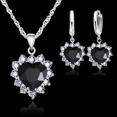 Heart Necklace Set