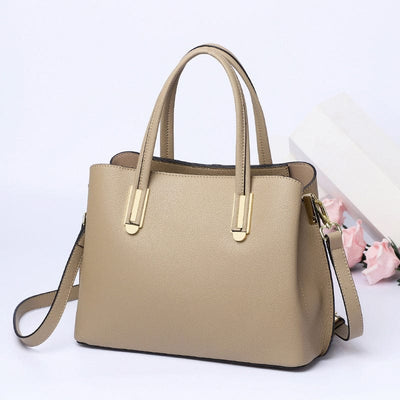 Solid Leather Handbag